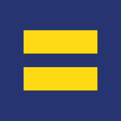 An image of the equal rights logo